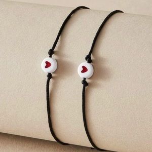 ♥️ SOLD 2 Cute heart bracelet / anklets
